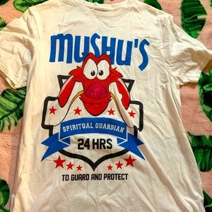 White Mushu Shirt